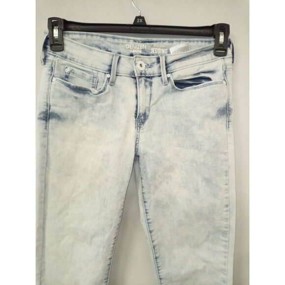 Denizen from Levi's Bleach Washed Low Rise Jeggings Size 2 - Picture 2 of 10